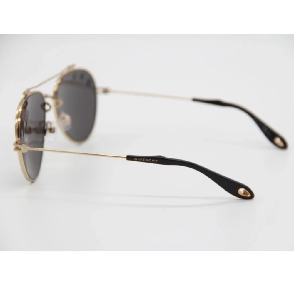 NEW GIVENCHY AVIATOR SUNGLASSES GV7057/STARS J5G GOLD AVIATOR GIVENCHY GV 7057/S - Picture 7 of 15